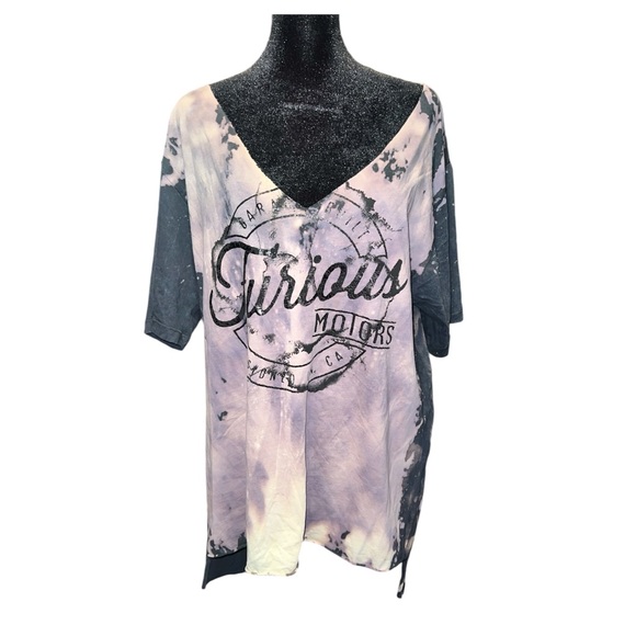 Affliction Tops - Affliction  Women's T-Shirt WILD MOTORS Tee Biker size XL